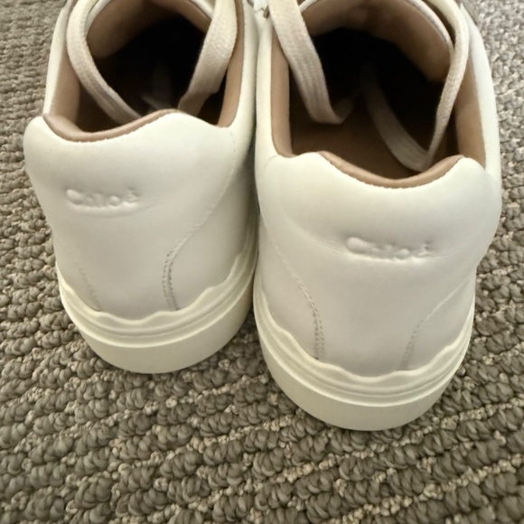 Chloe White Lauren Sneakers, NWT - Picture 3 of 6
